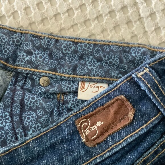 PAIGE Premium Denim Shorts Size 25 - Picture 5 of 5